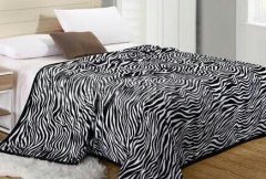 Deka mikro - 200x230 černá s bílou - Slevy Slevy