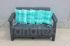 SEDÁK de luxe Kostky tyrkys - Sedáky - SEDÁK KLASIK Sedáky - SEDÁK KLASIK