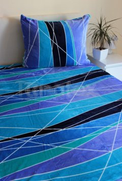 Povlečení mikro 140x200 - Modrá linie - Ložní povlečení - ložní povlečení mikroplyš a mikroflanel - povlečení 140x200 Ložní povlečení - ložní povlečení mikroplyš a mikroflanel - povlečení 140x200