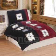 Povlečení mikro 140x200 - Kníže vínový - Ložní povlečení - ložní povlečení mikroplyš a mikroflanel - povlečení 140x200 Ložní povlečení - ložní povlečení mikroplyš a mikroflanel - povlečení 140x200