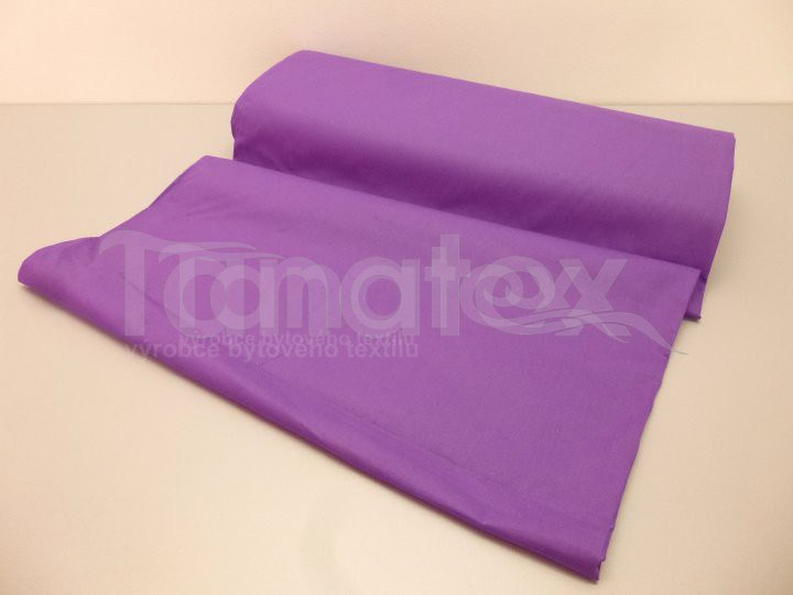 Metráž 240cm středně fialová v30 - jednobarevná bavlna