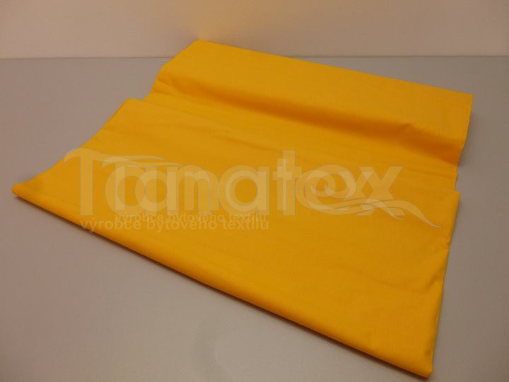 Metráž 240cm žlutooranžová v6 - jednobarevná bavlna