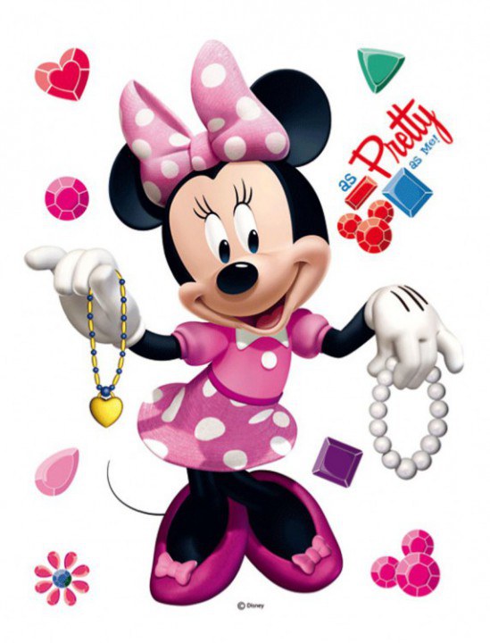 SET SAMOLEPEK MINNIE | Dětská dekorace a bordury - SAMOLEPÍCÍ OBRÁZKY