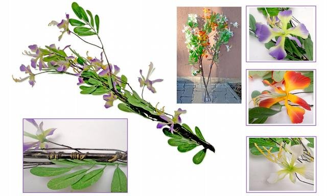 Lilie velká - Umělé květiny, větvičky, pugety
