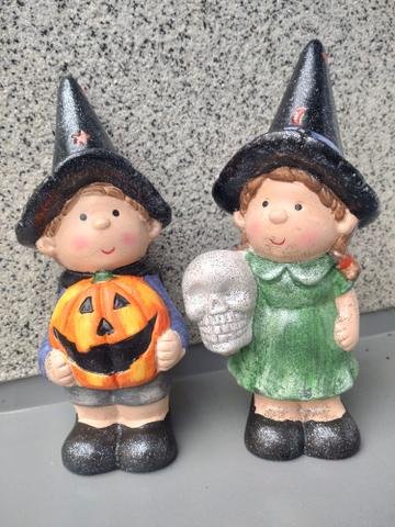 Děti Halloween - Polystonové a keramické figurky