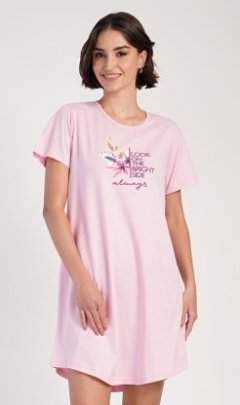 Dámská noční košile s krátkým rukávem Elizabeth Pyžama a župany - Ženy - Dámské noční košile - Dámské noční košile s krátkým rukávem