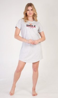 Dámská noční košile s krátkým rukávem Méďa Smile 6