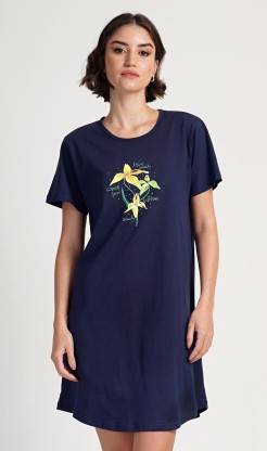 Dámská noční košile s krátkým rukávem Paula - Dámské noční košile s krátkým rukávem