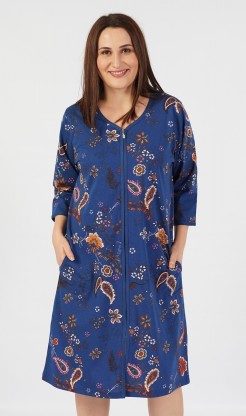Dámské domácí šaty s krátkým rukávem Jasmína - Dámské noční košile s krátkým rukávem