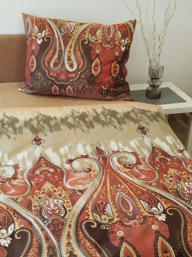 Povlečení Persie hnědá - bavlna