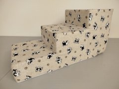 Schody pro psy a kočky Schody - Schody MAXI pro psa Loneta psy na béžové Schody MAXI pro psa Loneta psy na béžové