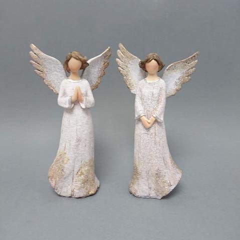 Anděl pozlacená křídla - andělé, kominík, děti, důchodci, houby