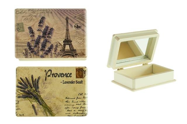 Krabička levandule obdélník - Proutí, bambus a proutěné zboží