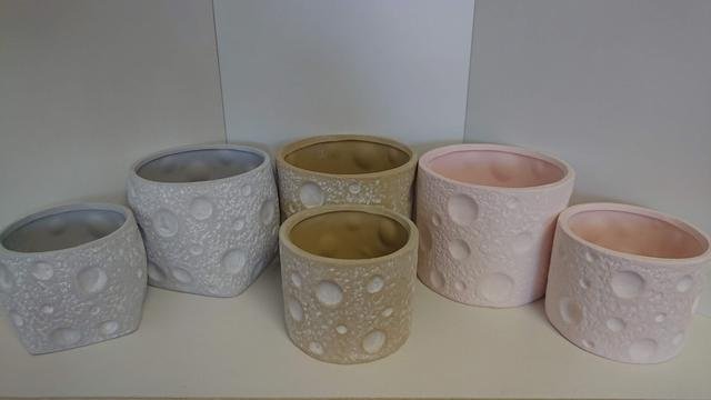 Obal keramika barevný sd 2ks - Květináče a truhlíky