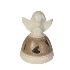 Anděl s LED osv. X2846 Polystonové a keramické figurky - andělé, kominík, děti, důchodci, houby