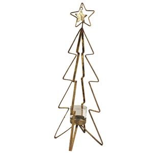 Dekorace na svíčku-stromek k1041/2 - Vánoční dekorace