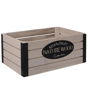 Dřevěná bedýnka RUSTIC O0012 - Krabičky, stojánky a zásobníky