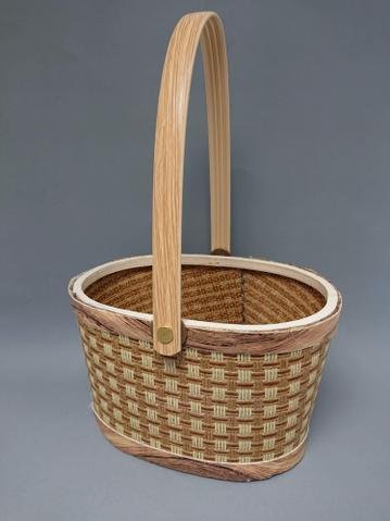 Košík proutěný oválný - Proutí, bambus a proutěné zboží