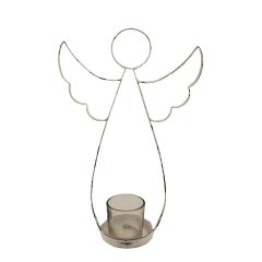 Dekorace na svíčku - anděl K2246/2 Velikonoční dekorace - Ruční práce a tvoření - Svítidla - Svícny