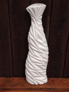 Váza bílá 42cm Dekorační vázy