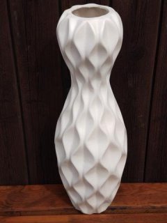 Váza bílá 47cm Dekorační vázy