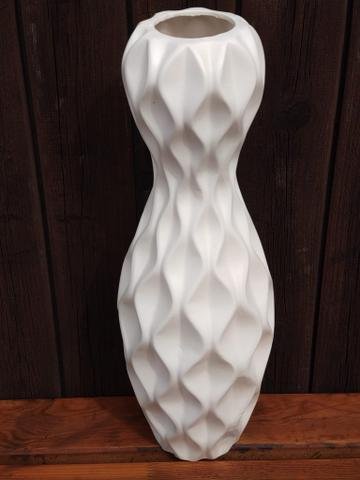 Váza bílá 47cm - Dekorační vázy