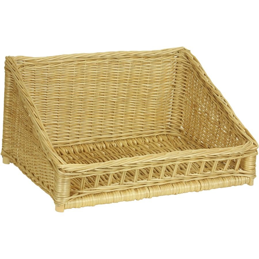 basket white light willow stick 49x37/10-25,5cm 291566 - Dům, byt a zahrada