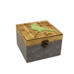 Dřevěná krabička D1101 Velikonoční dekorace - Úložné boxy