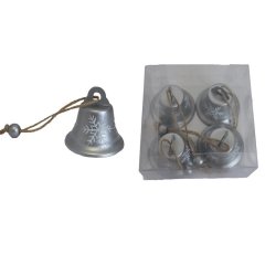 Zvonky kovové, 4ks K2916-28 Kovové, dřevěné a skleněné dekorace