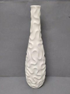 Váza bílá 41cm Dekorační vázy