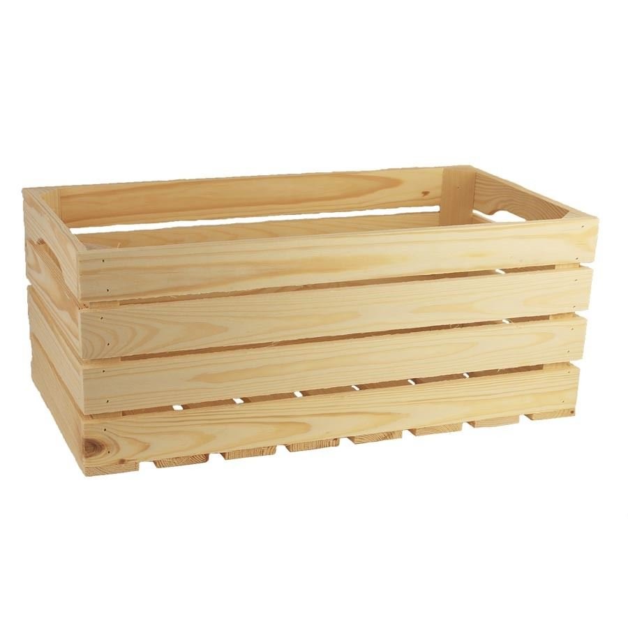 Dřevěná bedýnka 097029 - Krabičky, stojánky a zásobníky