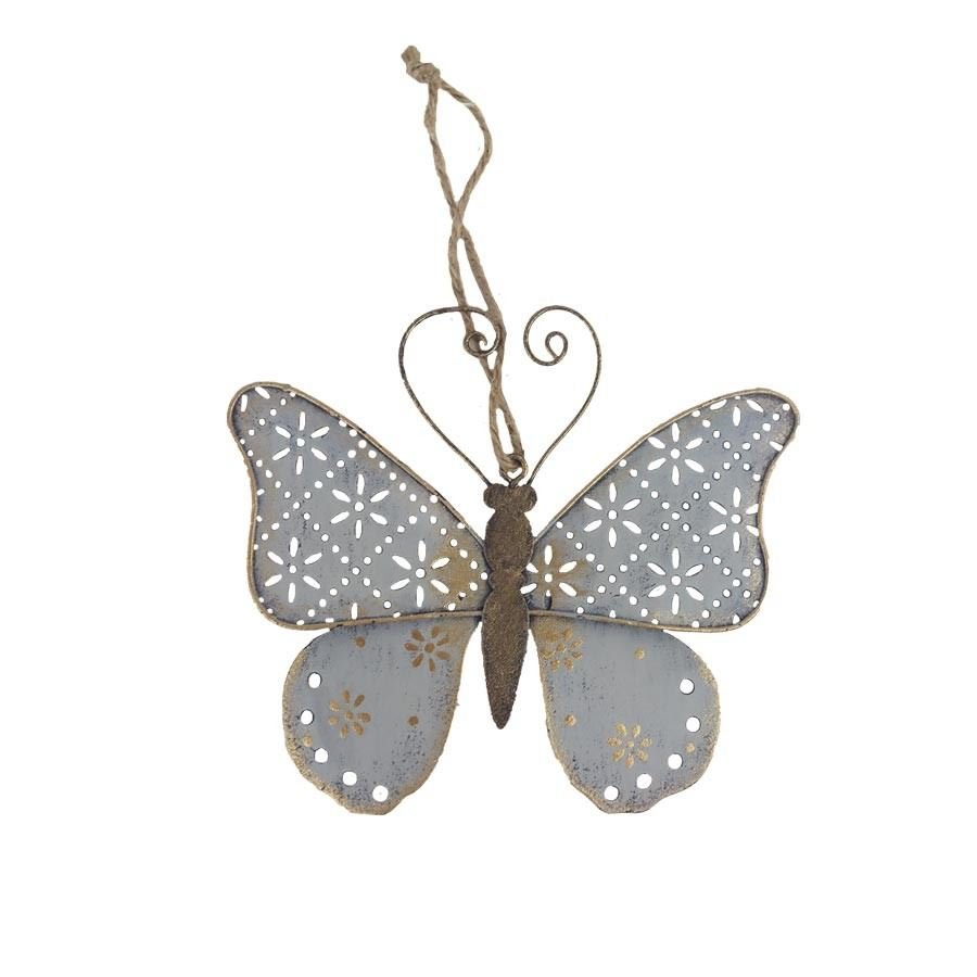 Motýl k zavěšení K3095 - Závěsná dekorace, zápichy, věšáky
