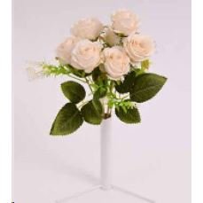 kytice růží mini 32 cm, růžová Krabičky, stojánky a zásobníky