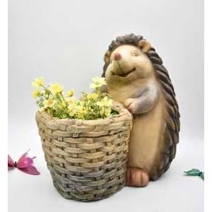 Dekorační květináč ježek X5012-20 - Velikonoční dekorace