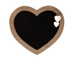 Srdce dřevěné tabule Bytové doplňky a nábytek - Dekorační doplňky, bytové doplňky, hrnky, proutí, dárkové tašky