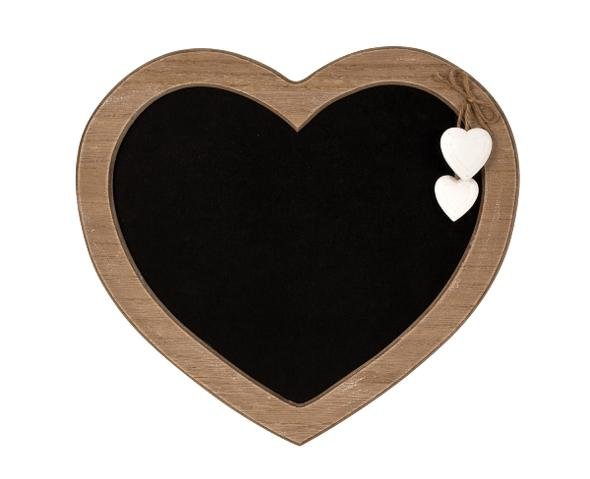 Srdce dřevěné tabule