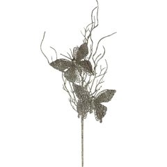 Dekorační větev s motýly P1936-30 Velikonoční dekorace - Poslední naskladněné zboží - dekorace, umělé květiny, bytové a kuchyňské doplňky, dřevěné dekorace, proutí - Koupelnové doplňky - Vánoční dekorace