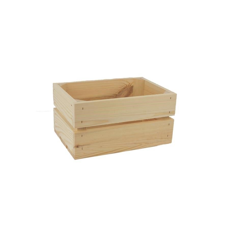 Dřevěná bedýnka 097081 - Krabičky, stojánky a zásobníky