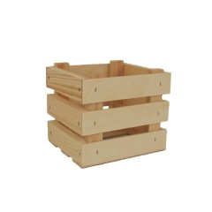 Dekorační dřevěná bedýnka 097079 Krabičky, stojánky a zásobníky