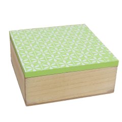 Dřevěný box D0690 Velikonoční dekorace - Úložné boxy