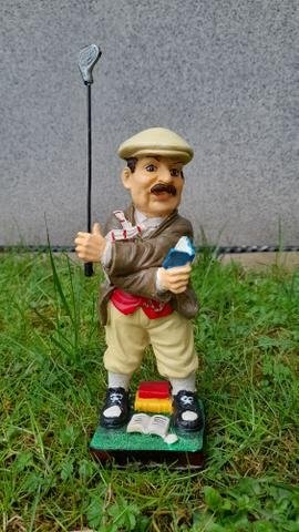 Golfista - polystonové figury a dekorace