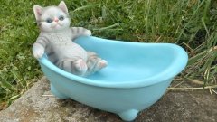 Pítko kočka ve vaně velká