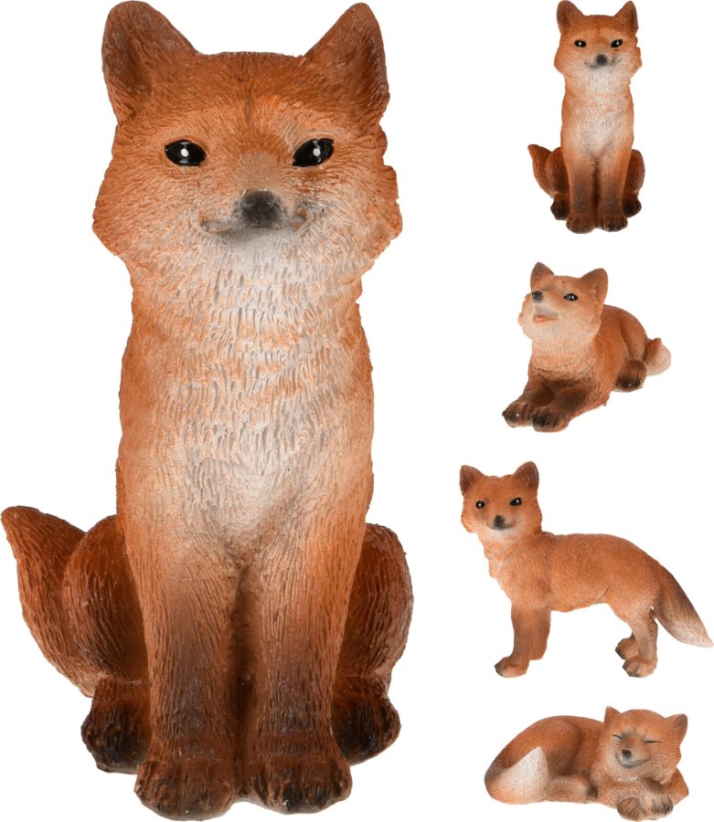 Liška polyston malá 4 druhy