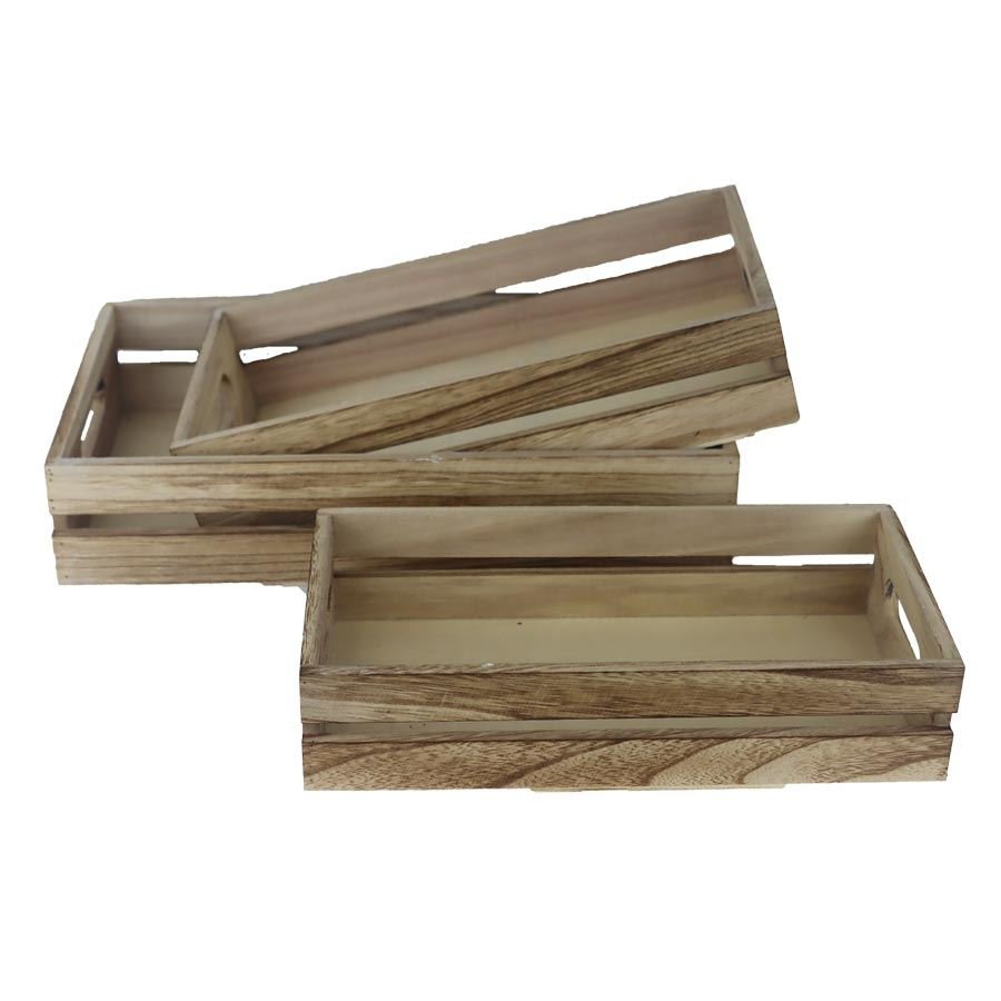 Dřevěná bedýnka, S/3 D6210 - Krabičky, stojánky a zásobníky