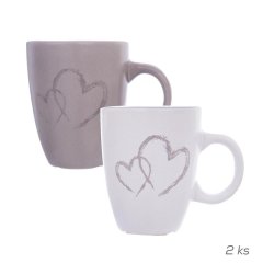 Hrnek DOUBLE LOVE, 2 ks O0022 Keramika a porcelán