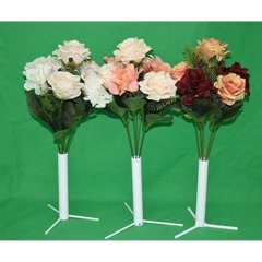 Kytice růží, hortenzií - mix 371326 Bytové doplňky a nábytek - Závěsy - Květiny