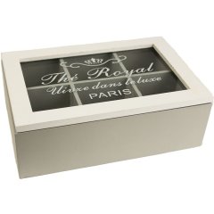 Krabička na čaj Paris D0261 Velikonoční dekorace - Úložné boxy