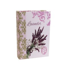 Dřevěná kniha Levandule, malá D0995/M Velikonoční dekorace - Úložné boxy