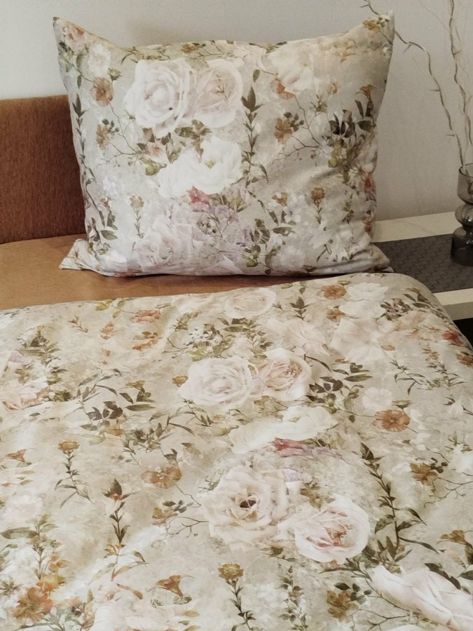 Povlečení Béžová touha - bavlněný satén