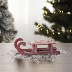 Velikonoční dekorace Poslední naskladněné zboží dekorace, umělé květiny, bytové a kuchyňské doplňky, dřevěné dekorace, proutí Koupelnové doplňky Vánoční dekorace - Dekorace sáňky D3305-08 Dekorace sáňky D3305-08